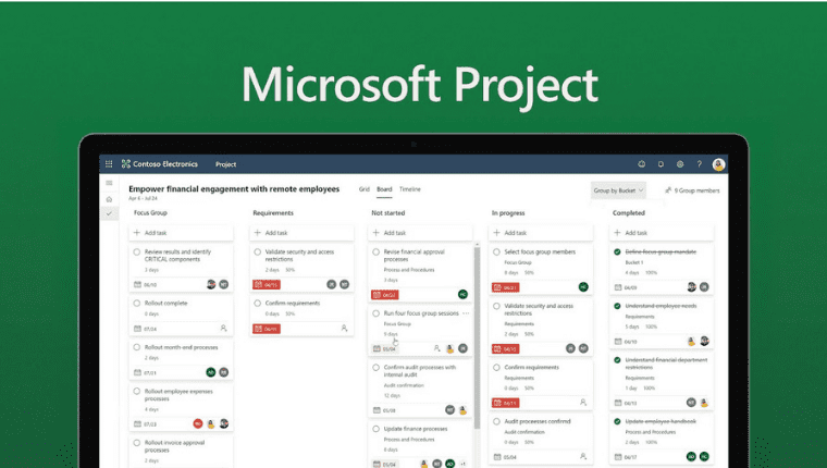 Microsoft Project có thể cài đặt ở mọi hệ điều hành