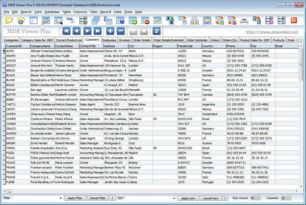 Cấu tạo của một file MDB