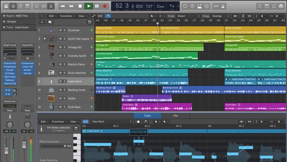 Logic Pro X - Là phần mềm chuyên dụng hỗ trợ dùng file MIDI